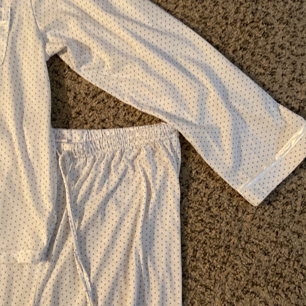 2 Pc Pink Label Tony Dot Fabric Pajamas - Picture 4 of 6